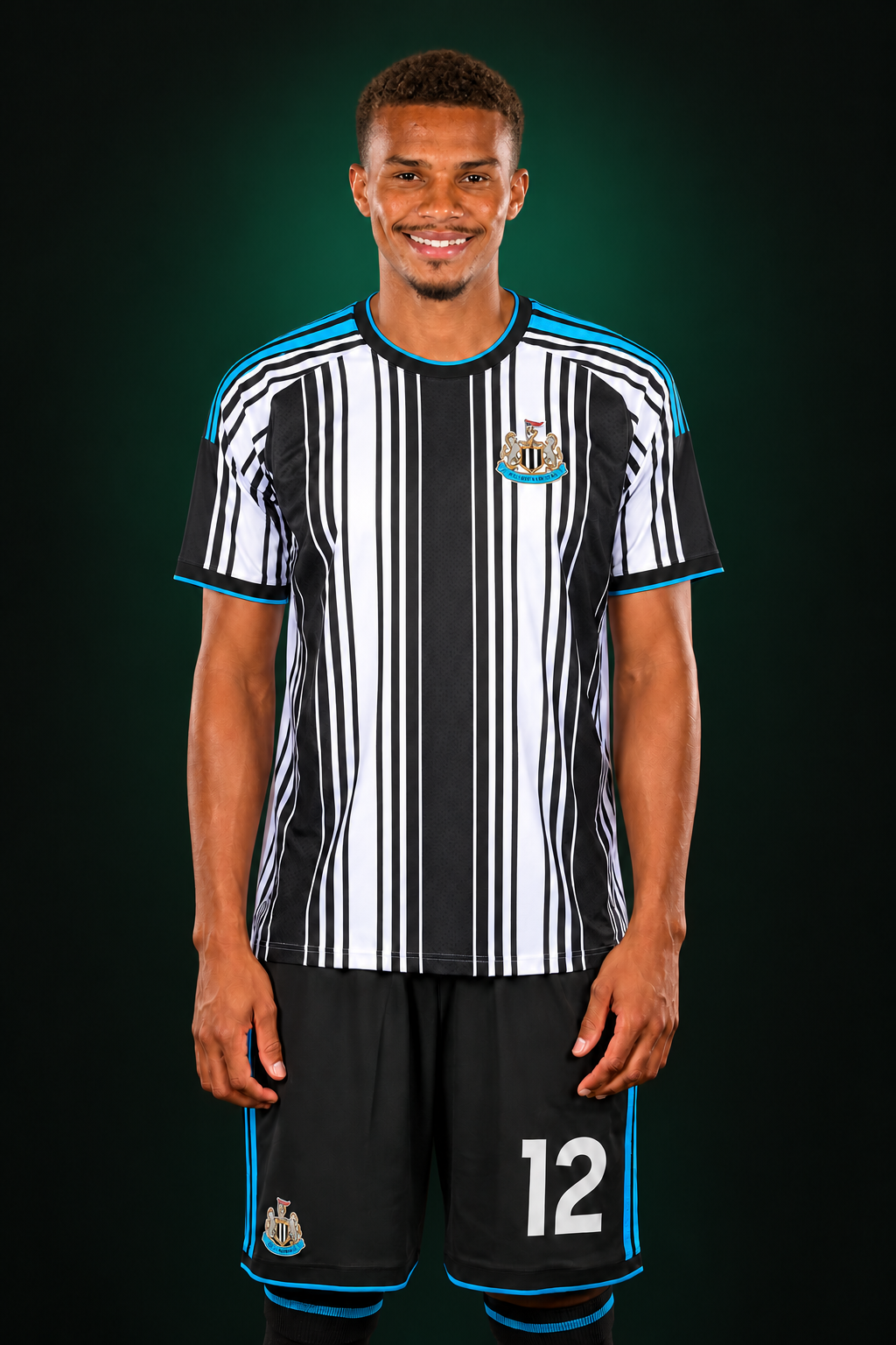 Malick Thiaw in his Newcastle shirt